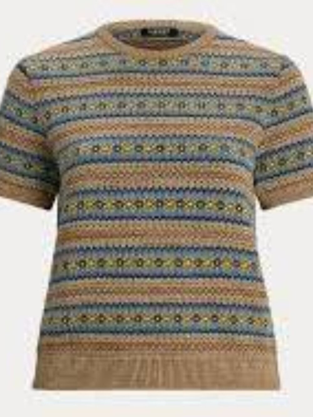 New Ralph Lauren Short Sleeve Sweater PL